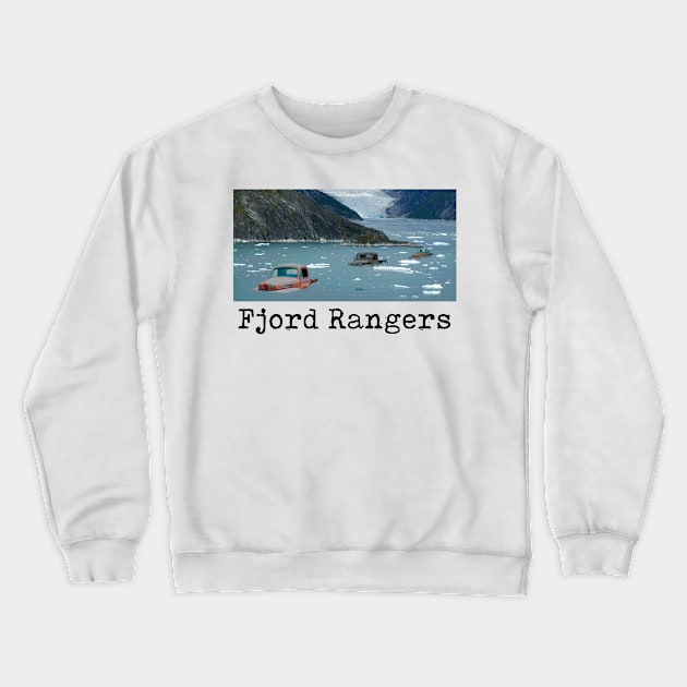 Fjord Rangers Black Crewneck Sweatshirt by DementedDesigns